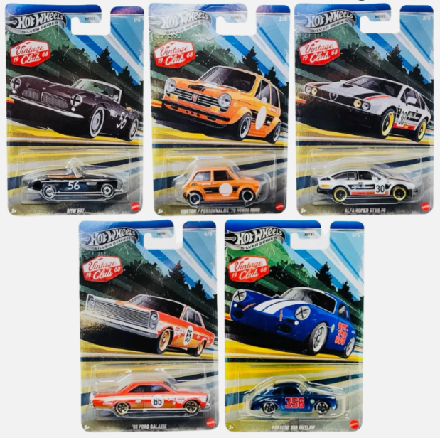 HOT WHEELS 2026 SILVER SERIES VINTAGE RACING CLUB SERIES J