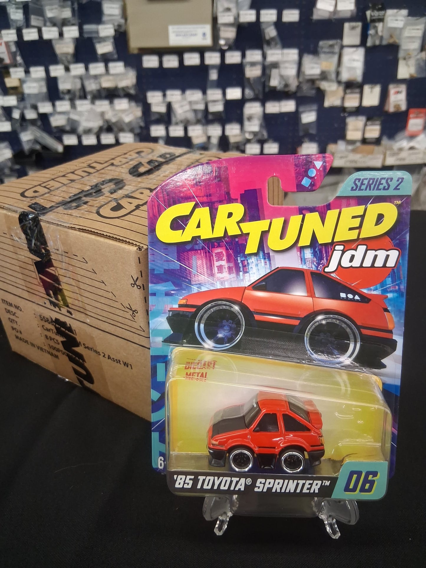 Car Tuned JDM Series 2- '85 Toyota Sprinter(Red)