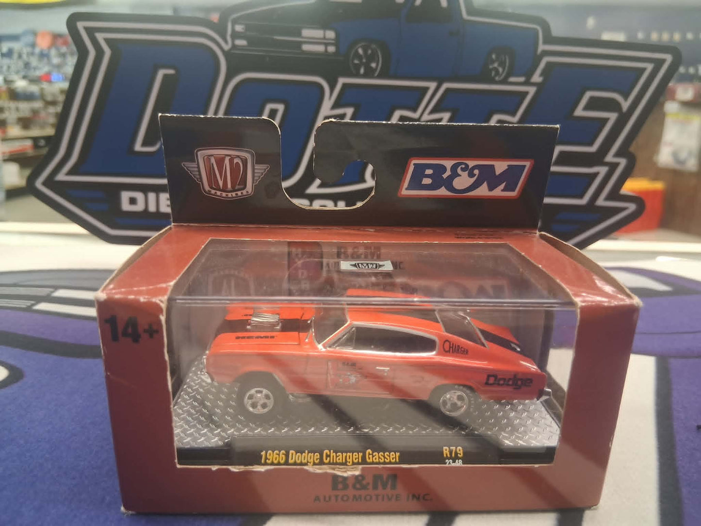 M2 Machines '66 Dodge Charger Gasser- Rough Package