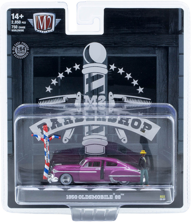 (PRE-ORDER)M2 Machines 50 Oldsmobile 88 in Purple - Barbershop