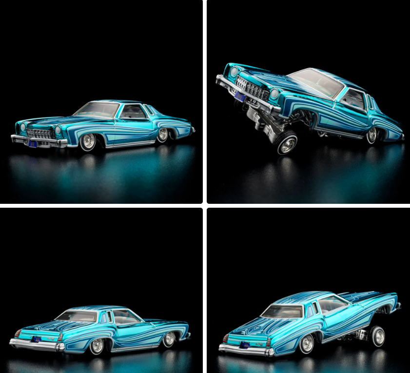 Hot Wheels RLC "2024"- 1975 Chevy Monte Carlo- Blue