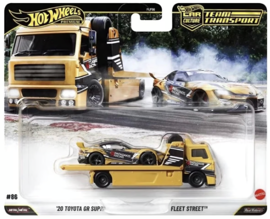 Hot Wheels Car Culture- '20 Toyota Supra/ Fleet Street- Team Transport