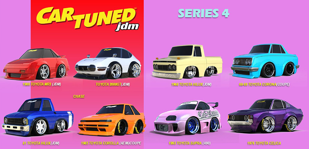CarTuned 1:64 JDM Tuners Series 4 **PRE-ORDER** FACTORY SEALED