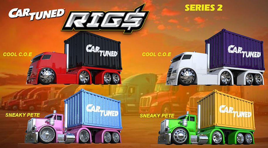 CarTuned 1:64 Container Rigs Series 2 **PRE-ORDER** FACTORY SEALED