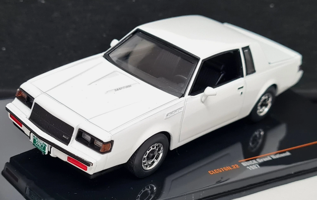 IXO '87 Buick Grand National 1:43- White **PRE-ORDER**