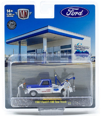 M2 Machines- '67 Ford F-100 in Blue and White -