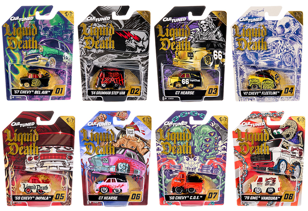 (Preorder) CarTuned 1:64 Liquid Death 2026 Series 1