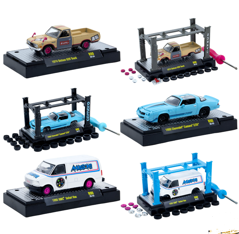 (PRE-ORDER)M2 Machines Model Kits Series 90- 3pc Set
