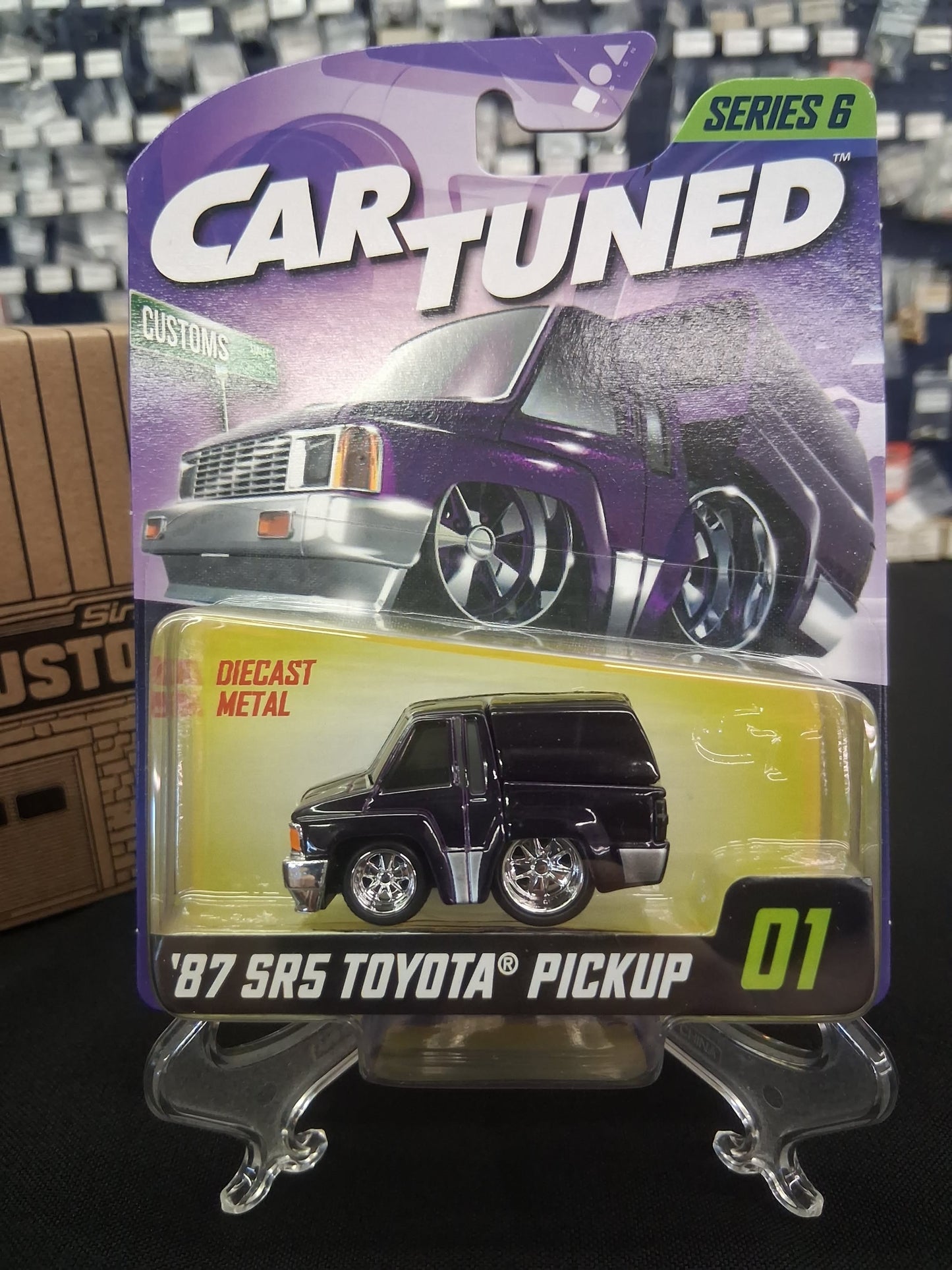 Car Tuned Series 6- '87 SR5 Toyota Pickup- Customs(Purple)