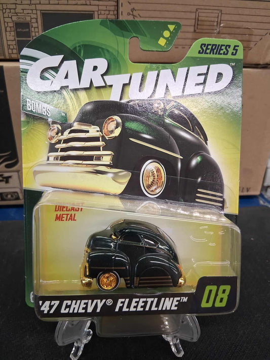 Car Tuned Series 5- '47 Chevy Fleetline- Bombs- Green