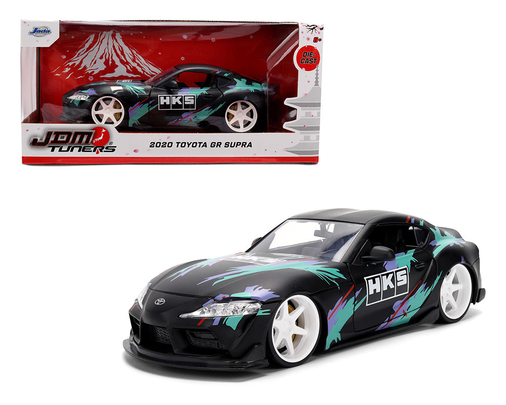 Jada Toys- JDM Tuners- '20 Toyota GR Supra- Black- 1:24 scale