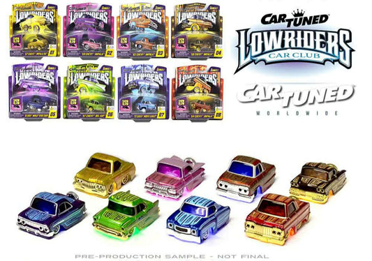 Car Tuned Lowrider Club Series 1- FACTORY SEALED CASE **PRE ORDER**
