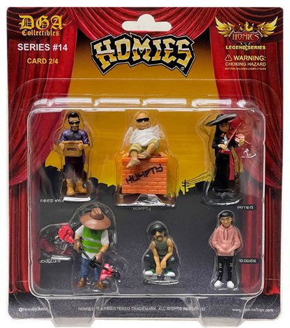 Homies Figures 1.75″ Series 14 Assortment Set of 6 Figures