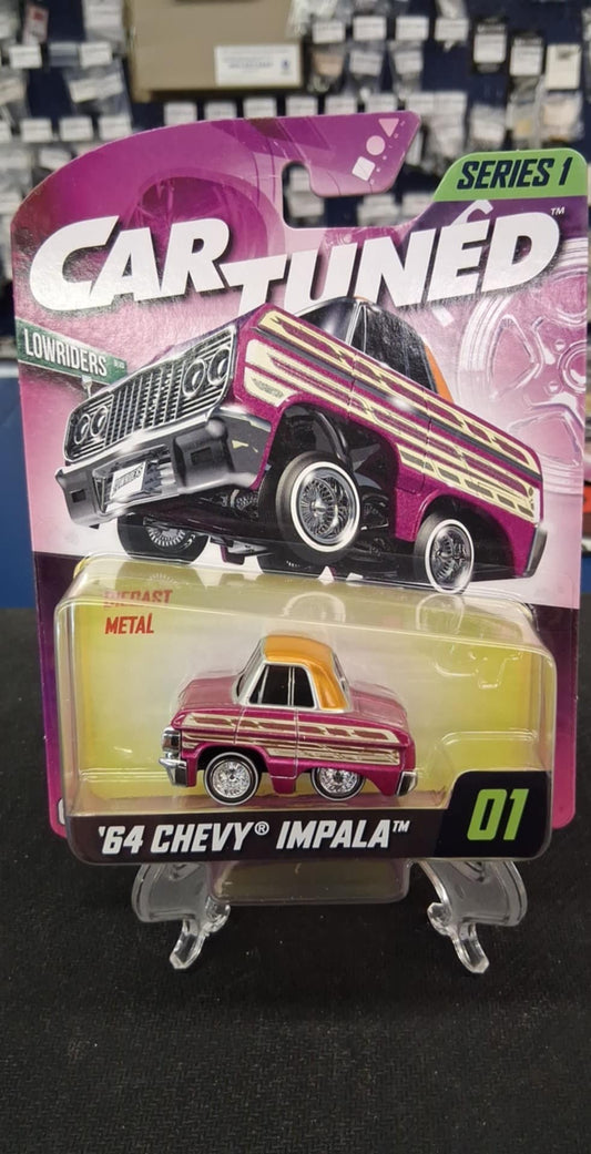 Car Tuned Series 1- '64 Chevy Impala- (Lowriders) Purple