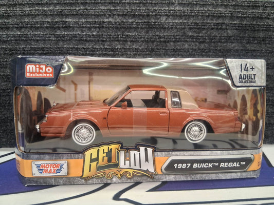 Motor Max- Mijo Exclusive- '87 Buick Regal- Brown 1:24 scale