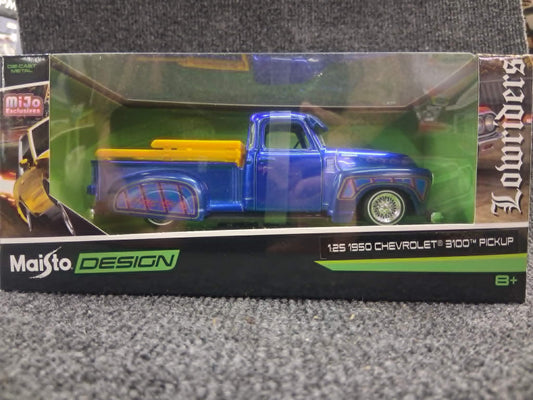 Maisto- '50 Chevrolet 3100- Lowrider- Blue
