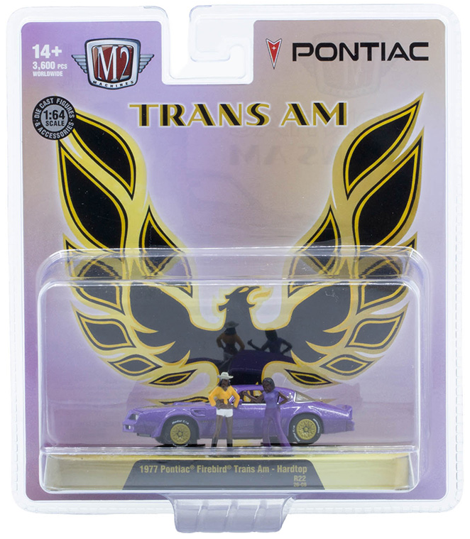 (PRE-ORDER) M2 Machines '77 Pontiac Firebird Trans Am Hardtop in Purple