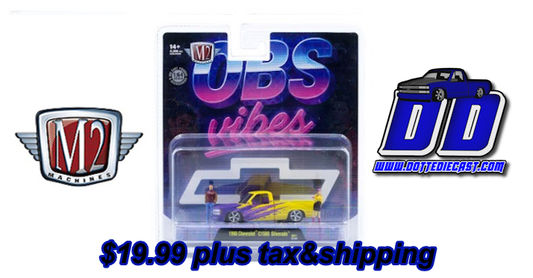 M2 Machines '90 Chevrolet C1500 Silverado "OBS Vibes" Diorama