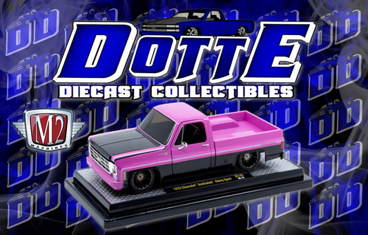**PRE-ORDER** M2 1/24 '79 CHEVROLET SCOTTSDALE CHEVY SPORT "PINK & BLACK" R143 26-12