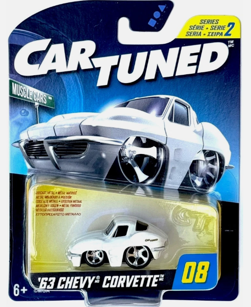 CarTuned Series 2 - 1963 Chevy Corvette (Muscle Cars) Diecast Vehicle