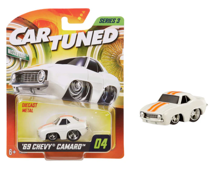 CarTuned Series 3 - 1969 Chevy Camaro (Muscle) - White Diecast Vehicle