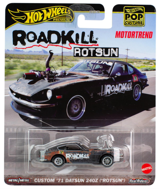 Hot Wheels Pop Culture Roadkill ROTSUN - Custom '71 Datsun 240Z
