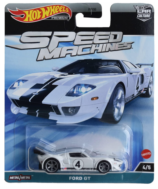 Hot Wheels Ford GT, Speed Machines Car Culture 4/5