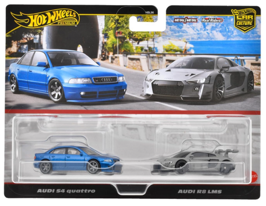 Hot Wheels Car Culture 2 pk-Audi s4/Audi R8