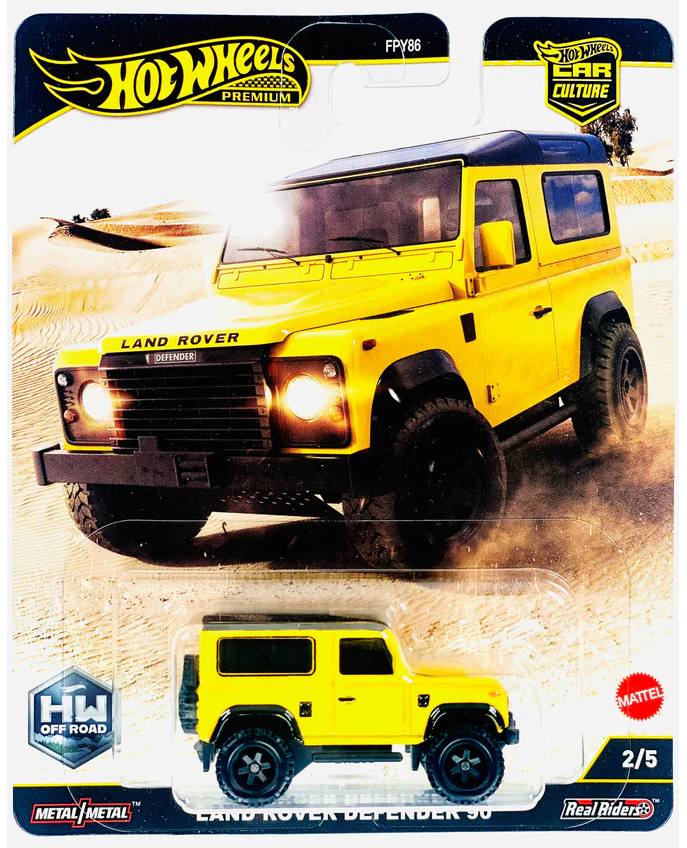 Hot Wheels Car Culture- Land Rover Defender 90