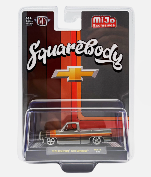 M2 '78 CHEVY C10 SILVERADO SQUAREBODY PICKUP TRUCK - MIJO EXC-GREY