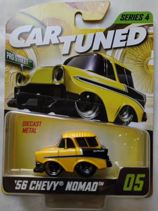 CarTuned Series 4 - '56 Chevy Nomad (Pro Street) - Yellow Diecast Vehicle