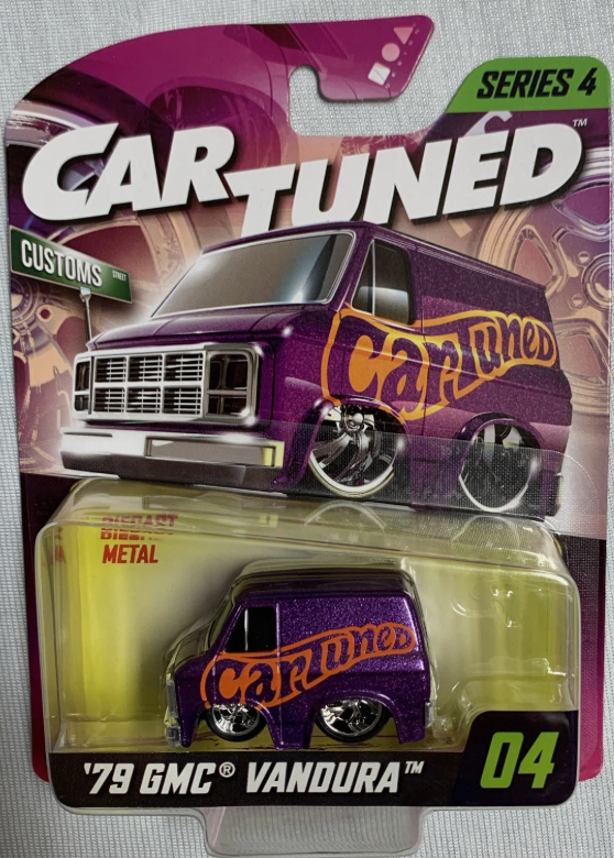 Cartuned series 4 - '79 GMC Vandura (Customs) - Purple diecast vehicle