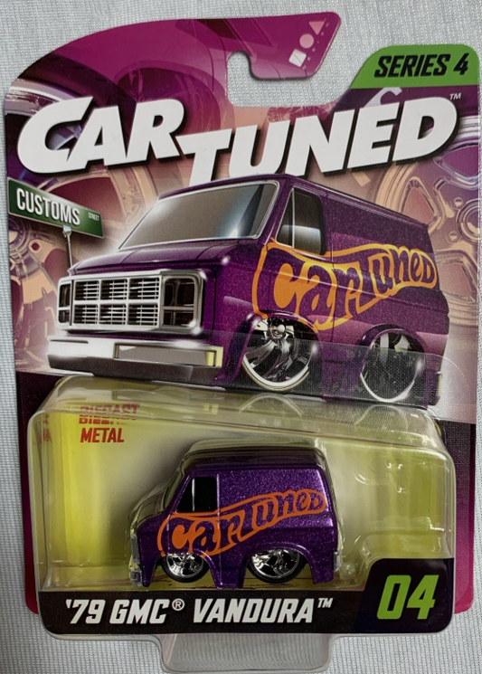 Cartuned series 4 - '79 GMC Vandura (Customs) - Purple diecast vehicle