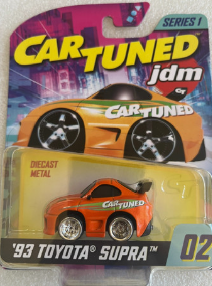 Car Tuned Series 1 JDM- '92 Toyota Supra- Orange