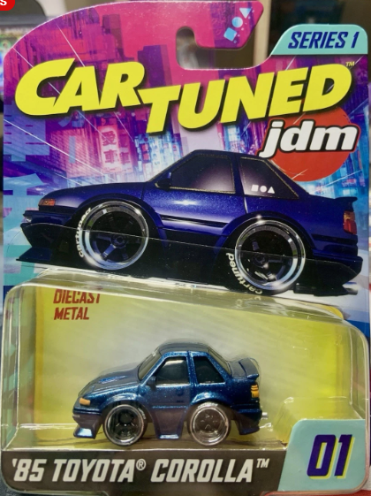 Car Tuned Series 1 JDM- '85 Toyota Corolla- Blue