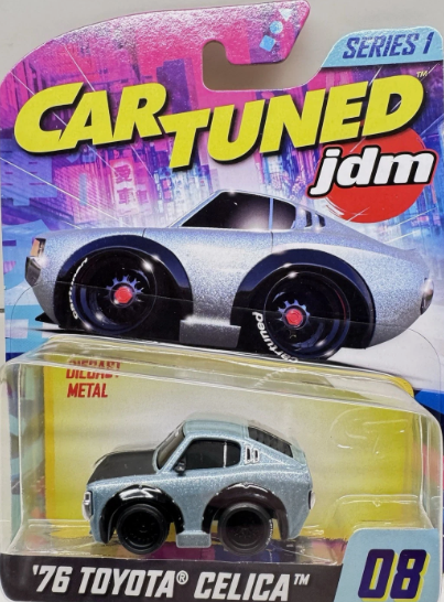 Car Tuned Series 1 JDM- '76 TOYOTA CELICA GT- Silver – Dotte Diecast