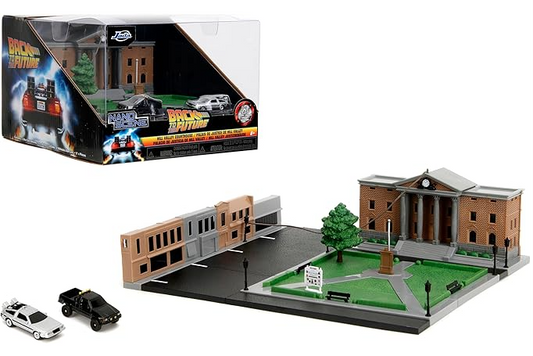 Jada Nanoscene Back to The Future Hill Valley Courthouse Diorama