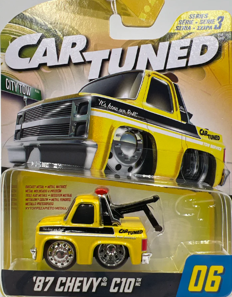 Car Tuned Series 3- '87 Chevy C10- (City Tow)- Yellow