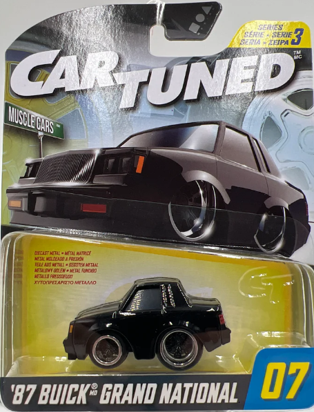 Car Tuned Series 3- '87 Buick Grand National- (Muscle Cars)- Black