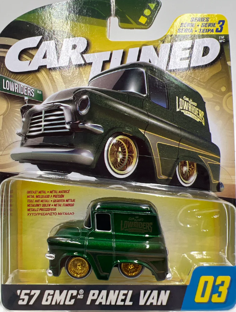 Car Tuned Series 3- '57 GMC Panel Van- (Lowriders)- Green