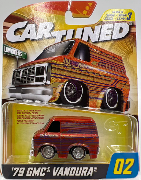 Car Tuned Series 3- '79 GMC Vandura- (Lowriders)- Orange