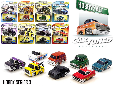 Car Tuned Series 3 Hobby- Factory Sealed- 8ct
