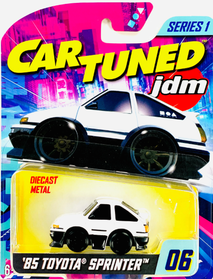 Car Tuned Series 1 JDM- '85 Toyota Sprinter- White