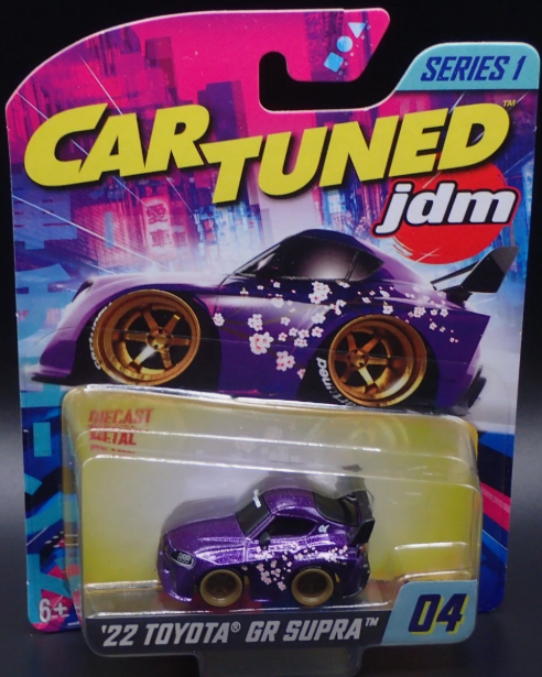 Car Tuned Series 1 JDM- '22 Toyota GR Supra- Purple