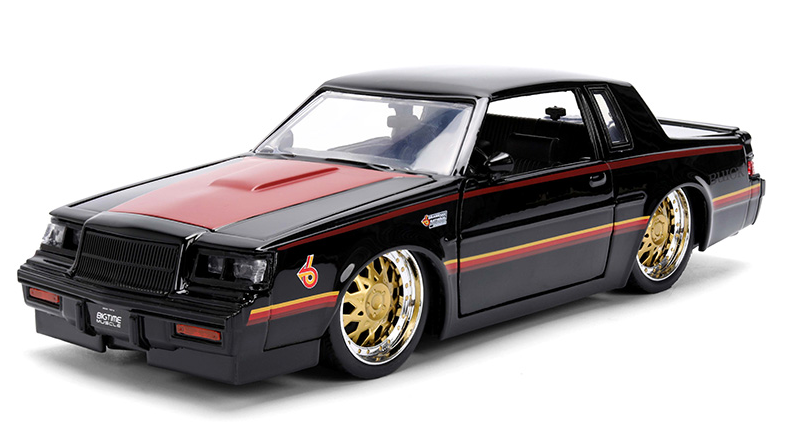 Jada- '87 Buick Grand National Big Time Muscle (Black w Red Stripe)**PRE ORDER**