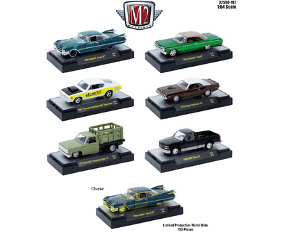 M2 Machines 1:64 Auto-Thentics Series 107(6pc Set)