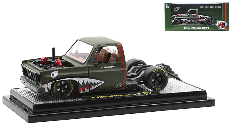 M2 Machines- '73 Chevrolet Cheyenne Super 10 "Col. Square Body" **PRE-ORDER**