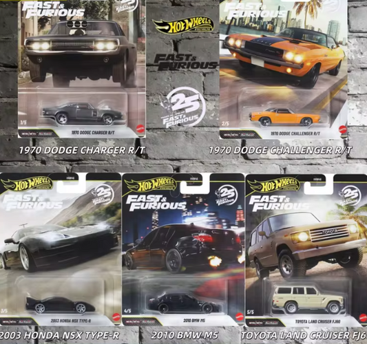 Hot Wheels 2026 Fast &amp; Furious 25th Anniversary Factory Sealed Case Q (10 Cars)