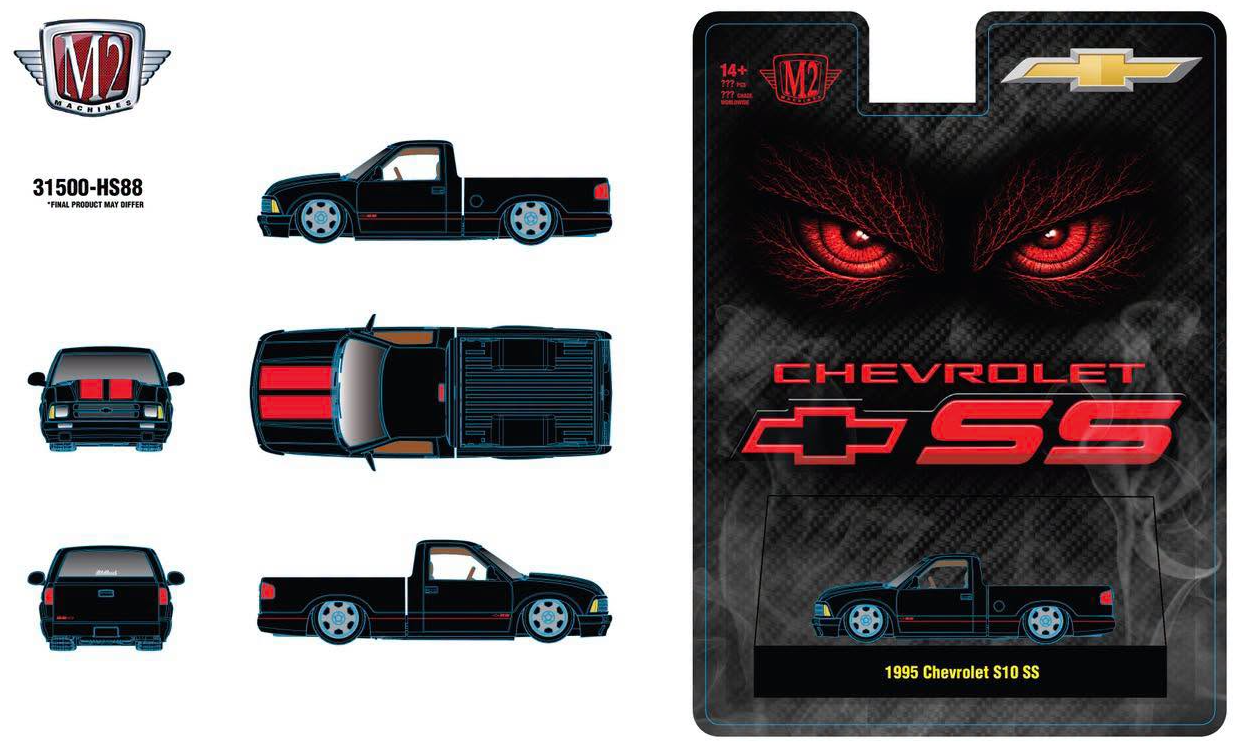 M2 Machines- '95 Chevrolet S10 SS 31500-HS88 **PRE-ORDER**
