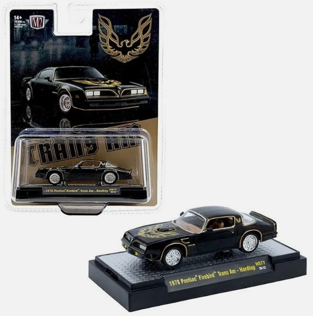 M2 Machines 1:64 1978 Pontiac Trans Am Firebird Special Edition Black HS77-P2
